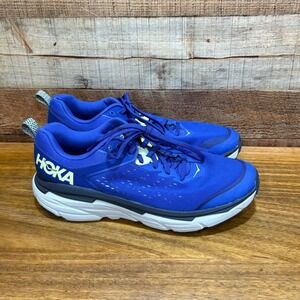 Hoka One One Challenger ATR6 Womens 10.5 B Blue Yellow Trail Running Shoes